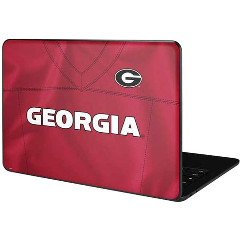 University of Georgia Red Jersey Google Pixelbook Go Skin